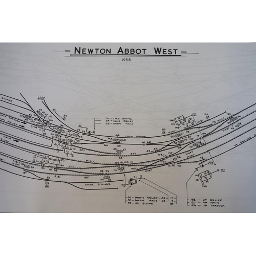 458 - A quantity of Signalling Record Society facsimiles of signal box diagrams.
1. Penarth Curve North.
2...