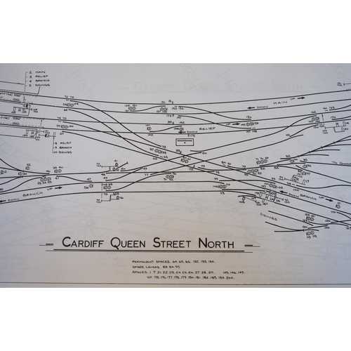 458 - A quantity of Signalling Record Society facsimiles of signal box diagrams.
1. Penarth Curve North.
2...