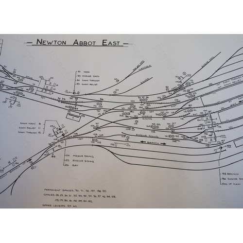 458 - A quantity of Signalling Record Society facsimiles of signal box diagrams.
1. Penarth Curve North.
2...