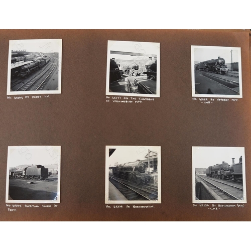 131 - An excellent album of black and white contact prints, 2