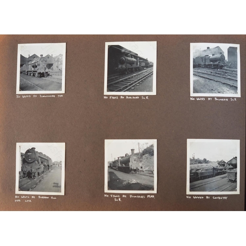 131 - An excellent album of black and white contact prints, 2