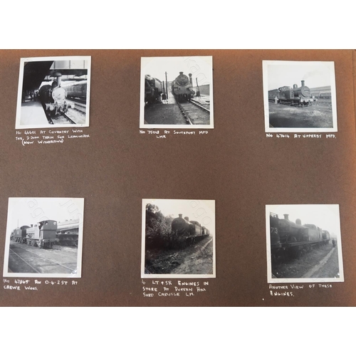 131 - An excellent album of black and white contact prints, 2