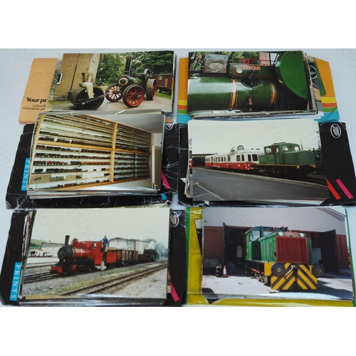 133 - Approx. 30 whole film colour prints, most with negatives. A huge variety of railway related subjects... 