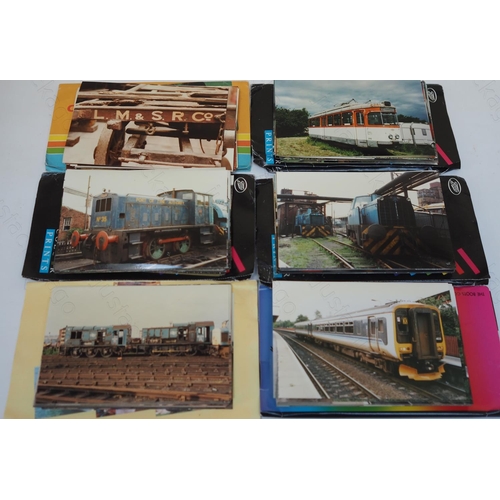 133 - Approx. 30 whole film colour prints, most with negatives. A huge variety of railway related subjects... 