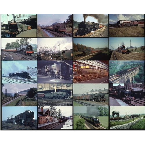 188 - British Railways Steam (M). Colour Rail selection. Approx. 300, 35mm colour duplicate slides from th... 