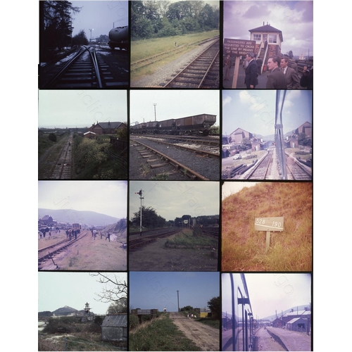 211 - Railway Infrastructure and a few Industrial sites. A selection of approx. 115 two and quarter square... 