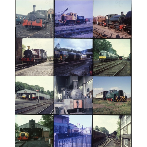 272 - A large collection of preserved and heritage railways. Approx. 770, two and a quarter inch square co... 