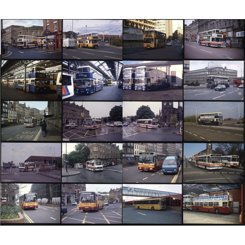 286 - UK Bus assortment. A large assortment of 35mm colour slides on mixed film stock. Approx. 500 slides ... 