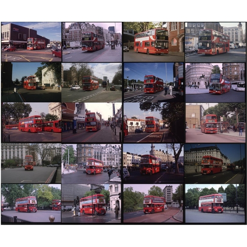 287 - UK Bus assortment. A large assortment of 35mm colour slides on mixed film stock. Approx. 550 slides ... 