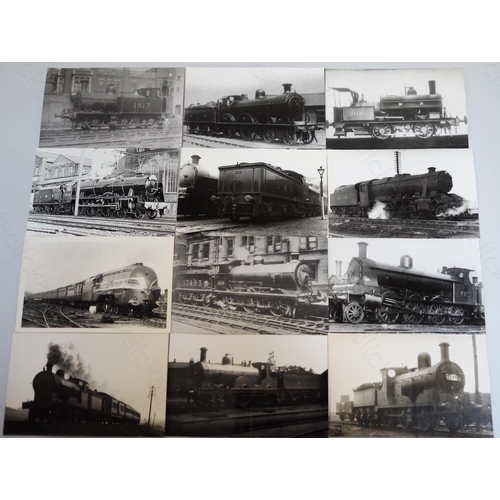 298 - Approx. 200, black and white postcard size prints. (13 are panoramic views). A good selection of pre... 