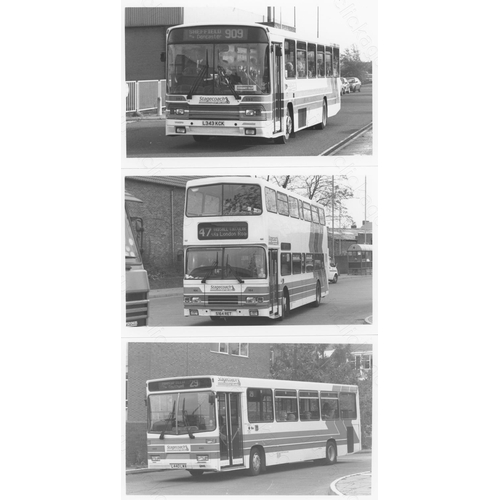 308 - Approx. 200 postcard size black & white and a few colour prints.
A good selection of UK Bus types an... 