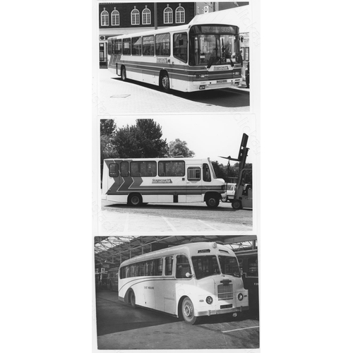 308 - Approx. 200 postcard size black & white and a few colour prints.
A good selection of UK Bus types an... 