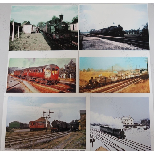 332 - B.R. Steam colour prints. Approx. 145, colour prints taken from colour slides including a few Colour... 