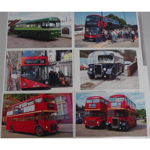 335 - U.K. Bus and tram selection. Approx. 117, mostly colour prints with some black and white. Most are 6... 