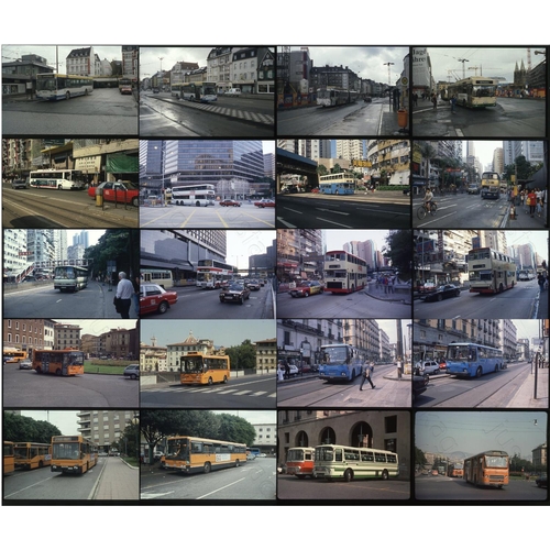 352 - Overseas Bus selection. A large assortment of approx. 500 original, 35mm colour slides, housed in ca... 