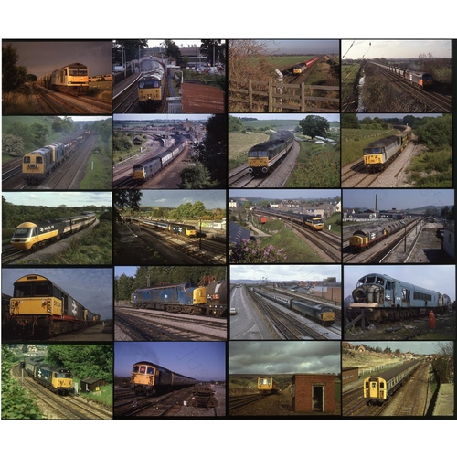 361 - Modern Traction 1984-1999. Very good quality 35mm colour slides. An excellent selection of modern tr... 