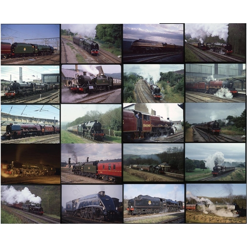 362 - Heritage Railways. A large box of approx. 3000+ , 35mm colour slides, Agfa, Kodak and others. Dating... 