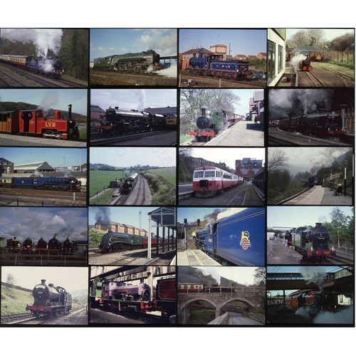 362 - Heritage Railways. A large box of approx. 3000+ , 35mm colour slides, Agfa, Kodak and others. Dating... 