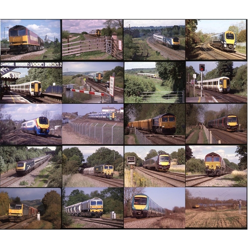 364 - Modern Traction 1985-2010. Very good quality 35mm colour slides. An excellent selection of modern tr... 