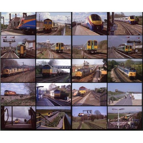 365 - Modern Traction 2010-15 with a few from the 1990's. Very good quality 35mm colour slides. Approx. 38... 