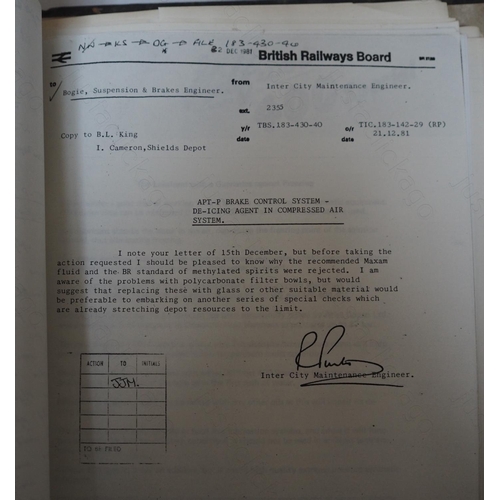 380 - THE APT Story from the inside! An exceptional/historic lot rescued form the Derby Research Technical... 