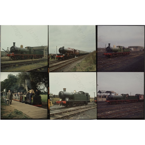 418 - Heritage Railway and some modern traction. A box containing approx. 150 medium format black & white ... 