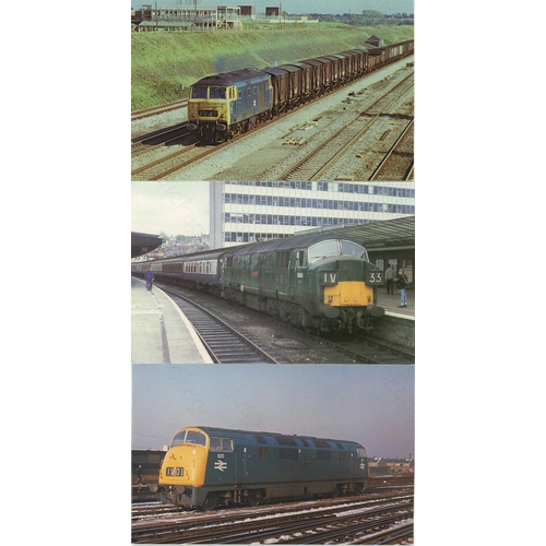 418 - Heritage Railway and some modern traction. A box containing approx. 150 medium format black & white ... 