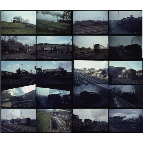 423 - B.R. Steam. Approx. 180, mixed quality original Agfa and glass mounted 35mm colour slides. A selecti... 