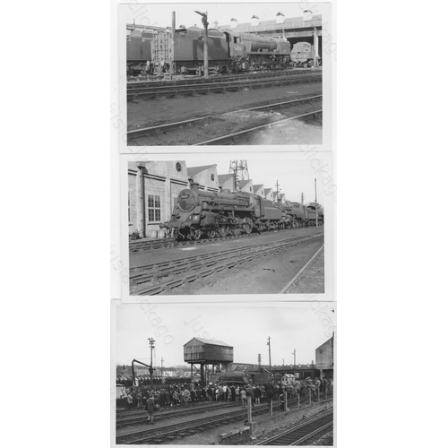 426 - An assorted lot of photographs. Including: 17 heritage steam colour 7