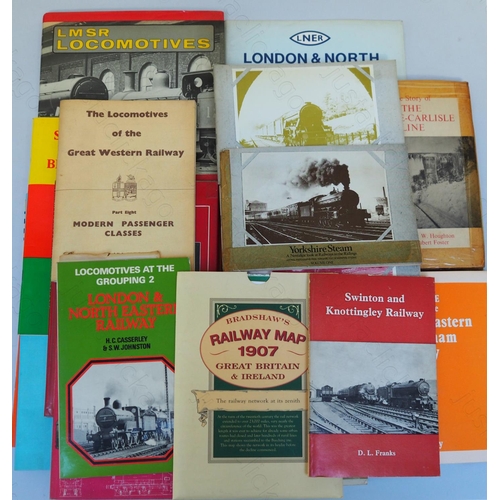 427 - A selection of softback and hardback books as per the images. 23 in total covering, LMS, LNER, Great... 