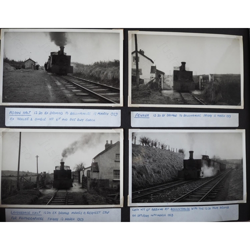 430 - 2 photo albums of traction in Ireland. Approx. 200 black and white prints taken between 1958-63 feat... 