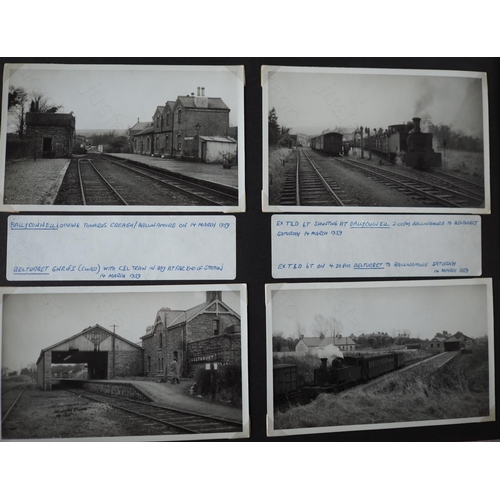 430 - 2 photo albums of traction in Ireland. Approx. 200 black and white prints taken between 1958-63 feat... 