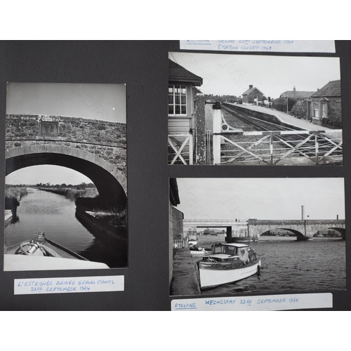 430 - 2 photo albums of traction in Ireland. Approx. 200 black and white prints taken between 1958-63 feat... 