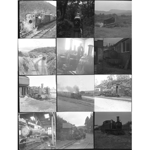 433 - Narrow gauge railways. A selection of approx. 50, medium/square format black and white negatives. Th... 