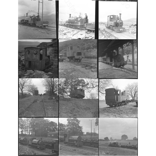 435 - Narrow gauge railways. A selection of approx. 50, medium/square format black and white negatives. Th... 