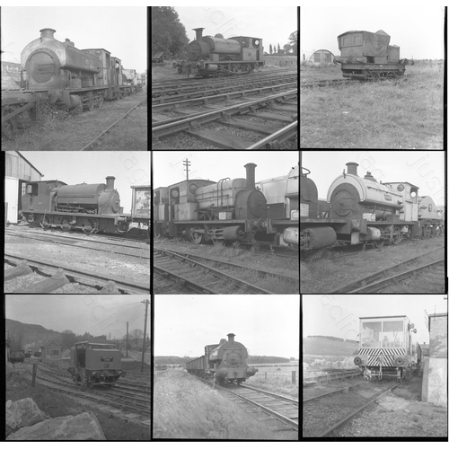 441 - A small selection of 33, medium/square format black and white negatives. The negatives feature indus... 