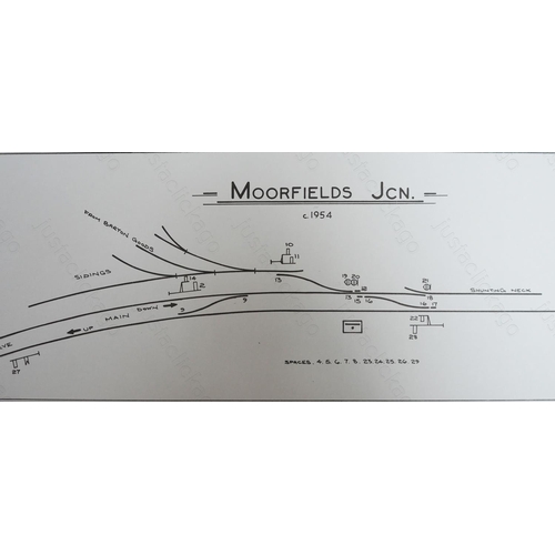 451 - A quantity of Signalling Record Society facsimiles of signal box diagrams.
1. Cefn Coed.
2. Scarboro... 