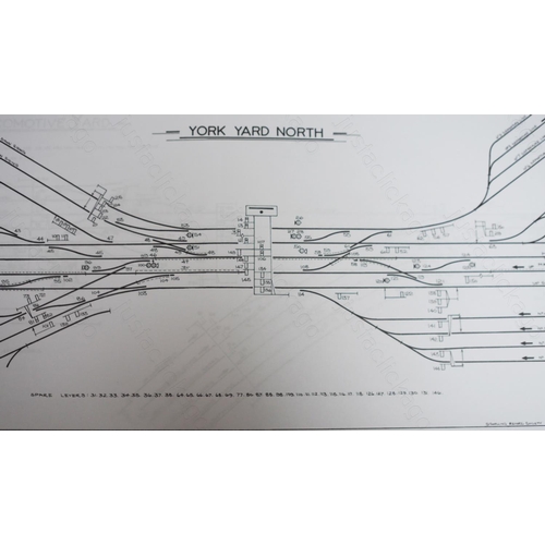 451 - A quantity of Signalling Record Society facsimiles of signal box diagrams.
1. Cefn Coed.
2. Scarboro... 