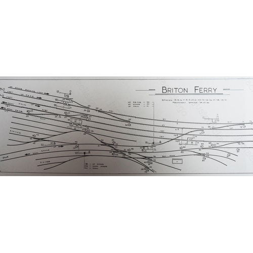 452 - A quantity of Signalling Record Society facsimiles of signal box diagrams.
1. Ebbw Junction.
2. Cour... 