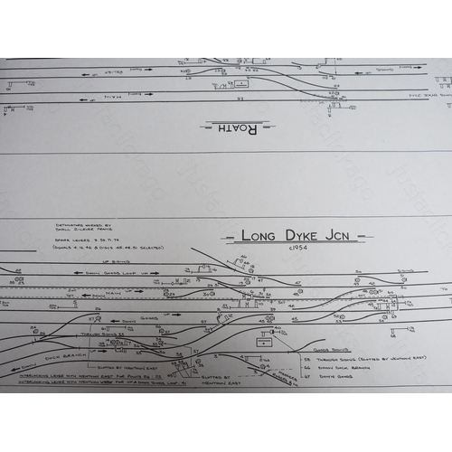 452 - A quantity of Signalling Record Society facsimiles of signal box diagrams.
1. Ebbw Junction.
2. Cour... 