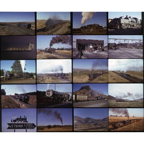 475 - Steam in South Africa. Good quality selection of approx. 350 , original Kodak 35mm colour slides. Th... 