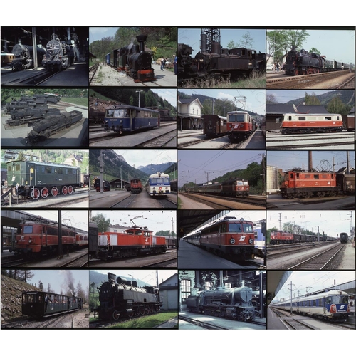 482 - Traction in Austria. Good quality selection of approx. 300 , original Kodak 35mm colour slides (a fe... 