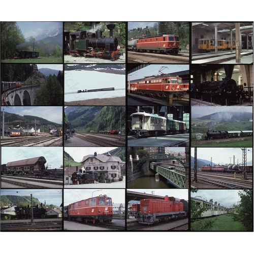 482 - Traction in Austria. Good quality selection of approx. 300 , original Kodak 35mm colour slides (a fe... 