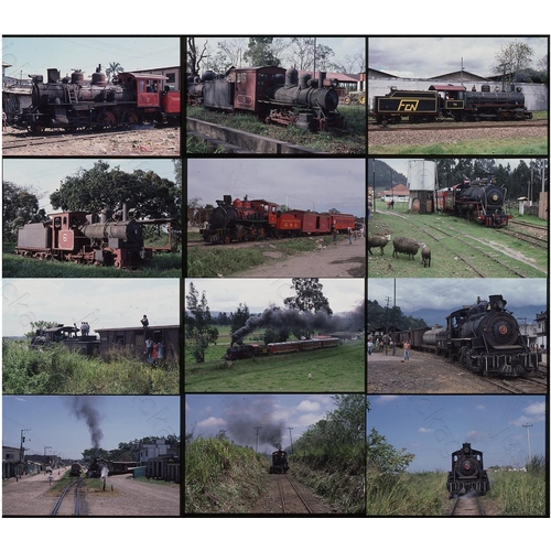 485 - Traction in South America. Good quality selection of approx. 90, original Kodak 35mm colour slides. ... 