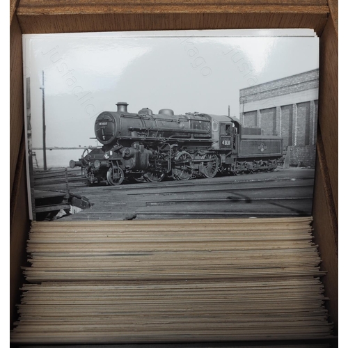 493 - L.M.S./BR Class 4 locomotives. A stunning and very comprehensive collection of approx. 1200, postcar... 