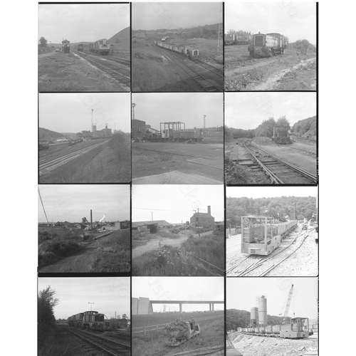 61 - Industrial black & white negatives, 6cm square (120) format, approx. 120. Good quality Industrial ph...