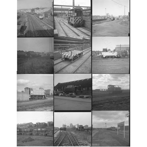 63 - Industrial black & white negatives, 6cm square (120) format, approx. 120. Good quality Industrial ph... 