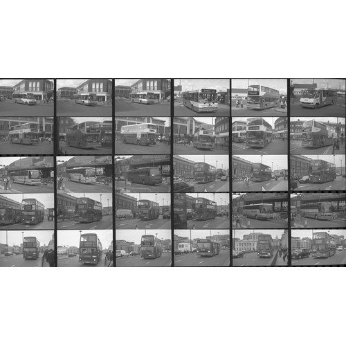 70 - U.K. Bus selection. Approx. 316 black & white negs. These date from 2000 and include buses in London...