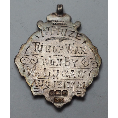 132 - Birmingham Carriage and Wagon Co. Reg. Society, hallmarked silver medal awarded to W.Lucas for 1st p... 