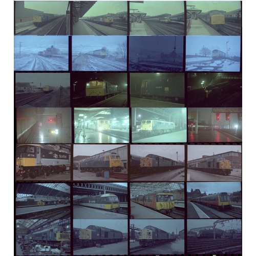 169 - Modern Traction. Approx. 500,  35mm colour negatives. A good assortment of modern traction around th... 